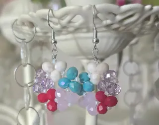 Orecchini fatti a mano con perle