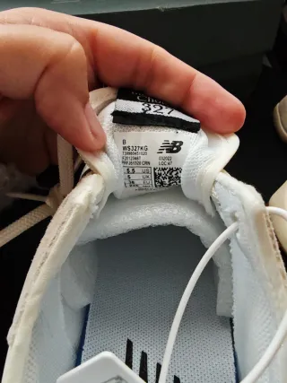 Zapatillas New Balance 327 Naranja Blanco