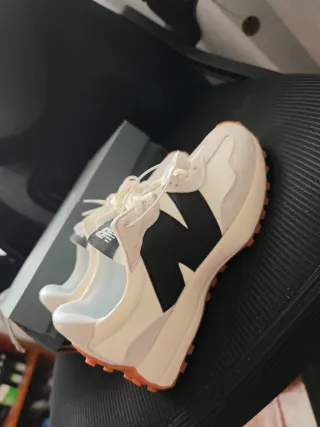 Zapatillas New Balance 327 Naranja Blanco