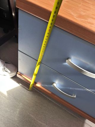 Cajonera azul 15€ y marrón 7€