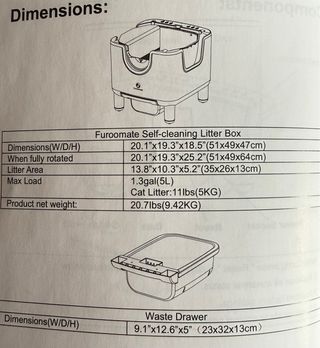 Arenero automático para gatos
