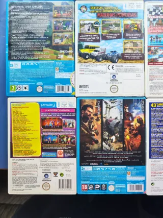 Lote 8 giochi Wii/WiiU: Minecraft, Splatoon, Sonic