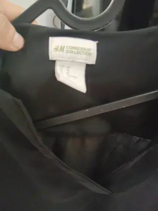 Camisa negra manga larga