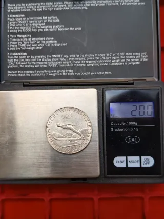 Austria 50 Schilling 1964 Olimpiadi Invernali