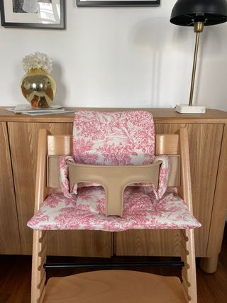 NUEVO Cojín para trona Stokke Tripp Trapp Rosa