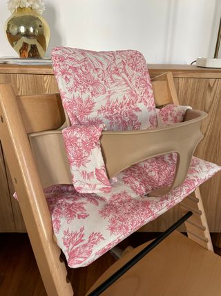 NUEVO Cojín para trona Stokke Tripp Trapp Rosa
