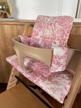 NUEVO Cojín para trona Stokke Tripp Trapp Rosa