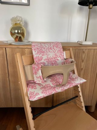 NUEVO Cojín para trona Stokke Tripp Trapp Rosa
