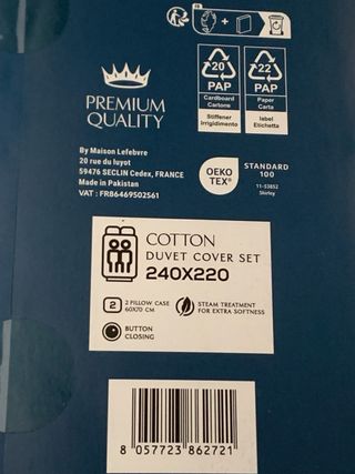 Copripiumino Matrimoniale Beige