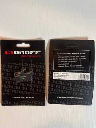 Pastillas Freno Disco ON OFF Orgánicas