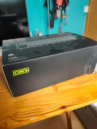 Zapatilla Munich Gresca Unisex Beige/Azul