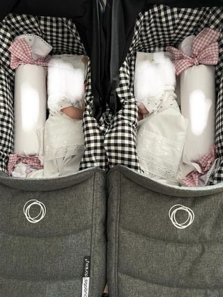 Bugaboo Donkey 3 Gemelar negro y gris