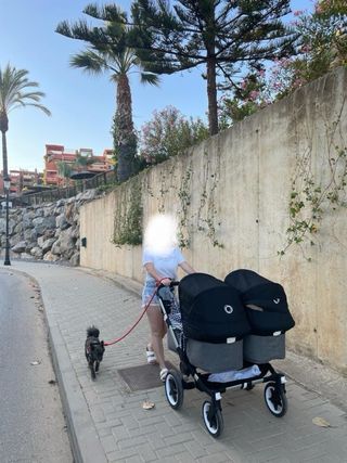 Bugaboo Donkey 3 Gemelar negro y gris