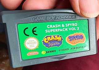 Crash & Spyro Superpack Vol 3 GBA solo cartuccia