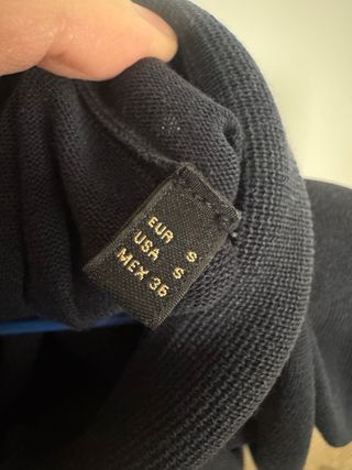 Polo Massimo Dutti Hombre Talla S azul