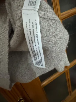 Massimo Dutti Suéter Gris Talla L