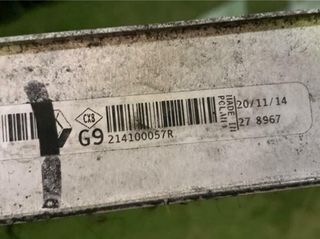 Radiador agua. renault 214100057r megane iii 60359