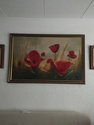 Cuadro de amapolas