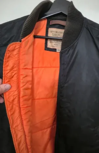 Chaqueta Alpha Industries Negra