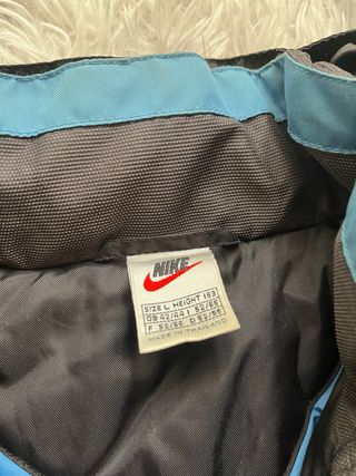 Abrigo Nike Vintage 90s Chaquetón Negro