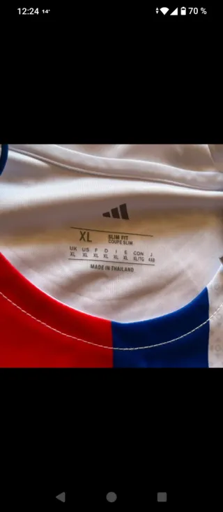 Camiseta original Olympique Lyon Talla XL