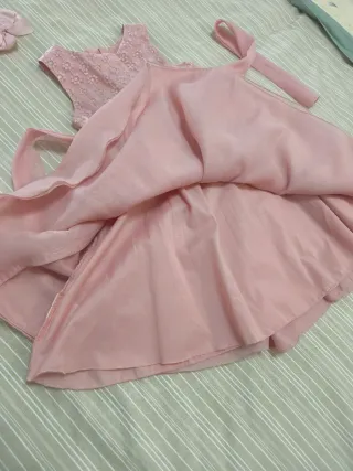 Vestido ceremonia rosa Mayoral Talla 8