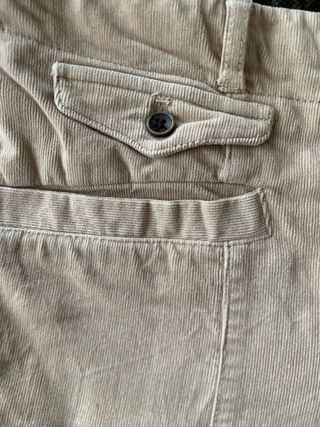 Pantalón micropana elástico beige
