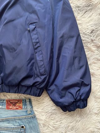 Chaqueta Adidas Vintage 90s Azul Bomber
