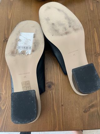 Sandalias cuña piel Designer Society negras