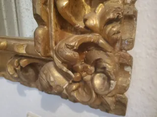 Espejo Marco Pan de Oro