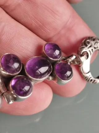 Pulsera Plata 925 con amatista