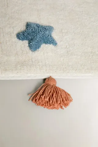 Alfombra baño infantil estrellas