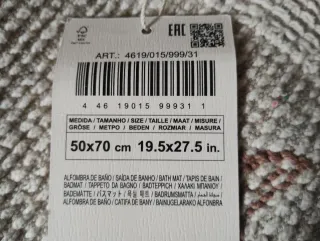 Alfombra baño infantil estrellas