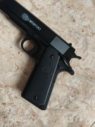 Pistola Juguete Colt M1911 A1 Negra