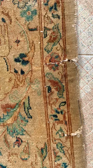 Splendido tappeto antico in seta