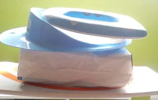 2 Adattatore Riduttore WC Infantile + REGALO pannolini