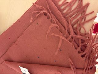 Sciarpa YNot? Milano rosa pois colorati