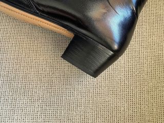 Botin hombre piel vestir negro tacon cubano