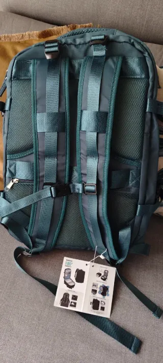 Mochila de cabina color verde azulado