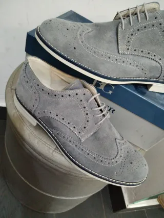 Scarpe uomo Made in Italy grigie n.44