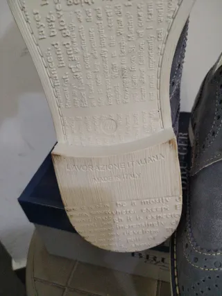 Scarpe uomo Made in Italy grigie n.44