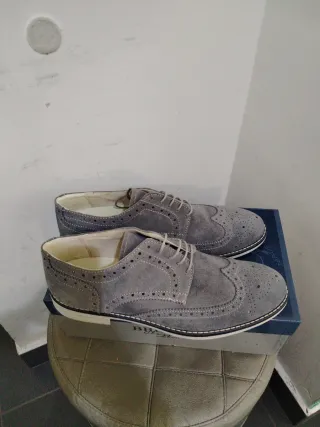 Scarpe uomo Made in Italy grigie n.44