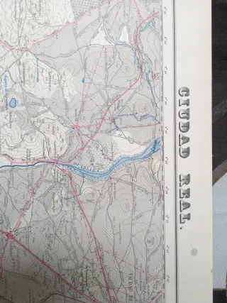 Mapa Ciudad Real 1954