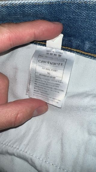 Pantalón Carhartt Vaquero hombre