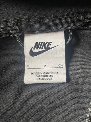 Felpa Nike Tech Fleece Grigia Nera S