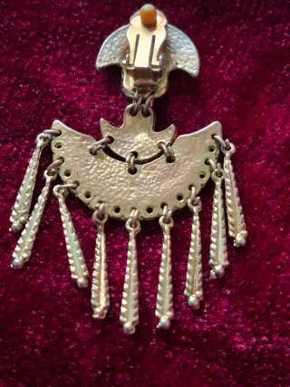 Pendientes antiguos dorados