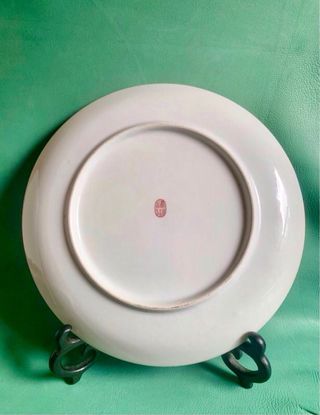 2 PLATOS DE PORCELANA CHINA CON AVE FENIX