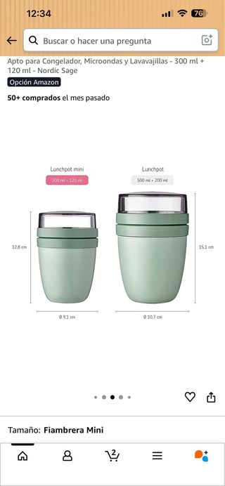 Mepal Fiambrera Ellipse Mini Yogur Muesli