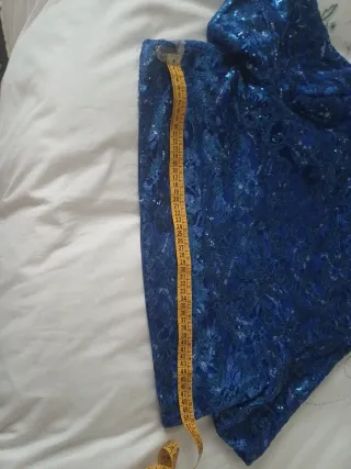 Torera celebración azul