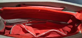 Mochila Dogs by Beluchi Gris y Rojo